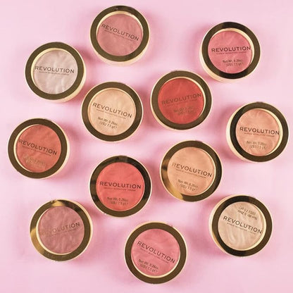 Revolution Beauty, Blusher Reloaded, Pressed Powder Face Blusher, 0.26 Oz