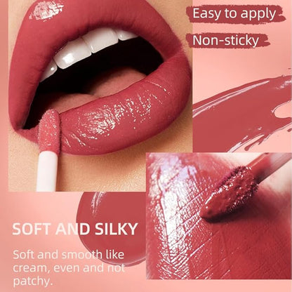 Skull Style Lipstick Matte Red Pink Purple Brown Long