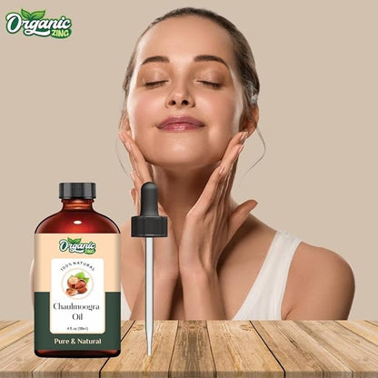 Chaulmoogra (Hydnocarpus Wightianus) Oil | Pure & Natural Carrier Oil for Skincare, Hair Care & Massage - 118ml/3.99fl oz