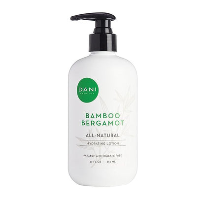 Naturals Hand & Body Lotion - Clean Bamboo Bergamot Scented, Deep Hydration Lotion for Dry Skin, With Shea Butter & Aloe Vera, Natural & Organic Ingredients, Paraben-Free, 12 Oz