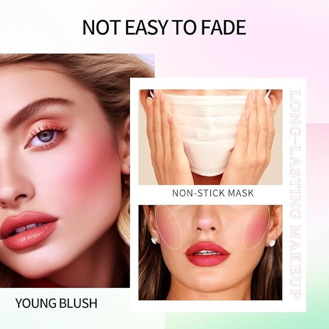 Green Color Changing Blush Oil, Liquid Blush Oil (#2 Pink)