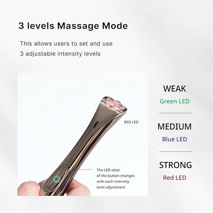 Eye Lift Wand, Anti Aging at Home Under Eye Skin Care Facial Massager Tool for Dark Circles, Eye Bags, Puffiness, Beauty Device for Face