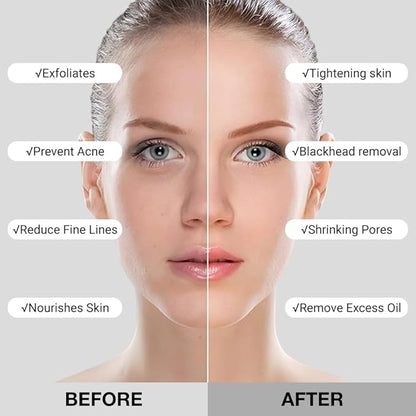 Clay Mask For Face, Vitamin C Face Masks with Turmeric and Kaolin Clay, Deep Cleansing Pores, Skincare Facial Mask for Refining Pores and Controlling Oil,(Seaweed Mud)