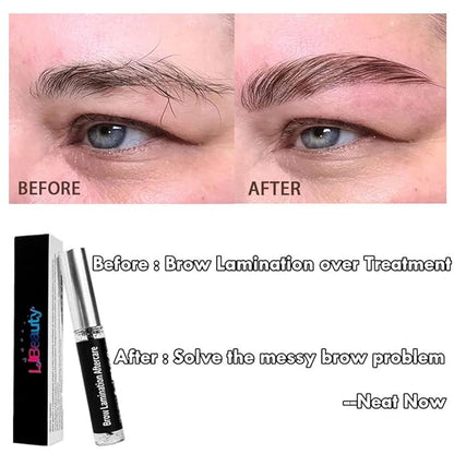 Brow Lamination Aftercare, Eyebrow and Eyelash Lift Conditioner, Lash Perm Nutrition, Keratin Filler Saves Burning Lashes & Brows, Fixing Gel for Lifting/Tint/Wax Treatment| 100-Day Supply
