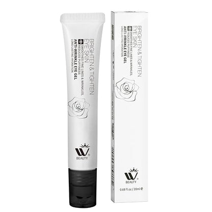 Eye Cream with Metal Roller | Anti-Aging Eye Treatment for Dark Circles, Puffiness & Wrinkles | Hyaluronic Acid, Retinol & Niacinamide | Hydrating & Cooling Under Eye Cream | 20ml