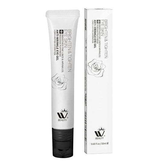 Eye Cream with Metal Roller | Anti-Aging Eye Treatment for Dark Circles, Puffiness & Wrinkles | Hyaluronic Acid, Retinol & Niacinamide | Hydrating & Cooling Under Eye Cream | 20ml