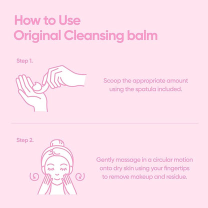 BANILA CO Clean it Zero Original Cleansing Balm Big Size | Korean Makeup Remover, Cleansing Oil, Facial Cleanser for All Skin Types | Vegan | Made with Acerola Berry & Vitamin C (50ml / 1.69 fl.oz)