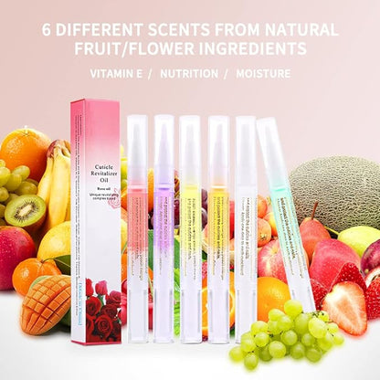 Nail Cuticle Oil Nail Nutrition Oil Pen Repair Nail Care Kit with Cutucle Oil