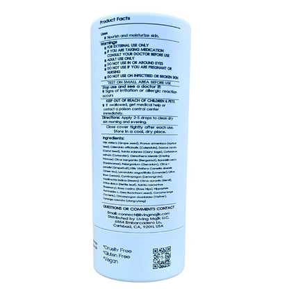 Nourishing Botanical Facial Serum | 1 oz | Anti-Aging Formula for Glowing Skin with Natural Ingredients, Antioxidants & Essential Nutrients | Vegan & Cruelty-Free