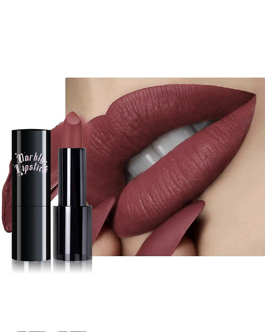 Brown Nude Lipstick Long Lasting for Women, Hydrating Lipstick