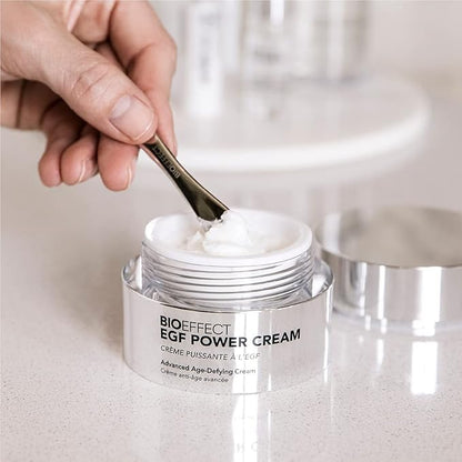 Bioeffect EGF Power Cream Anti-Aging Facial Moisturizer With Niacinamide, Hyaluronic Acid, Growth Factor for Collagen, Wrinkles, Age or Dark Spots, A Firming, Hydrating Treatment For Face And Neck