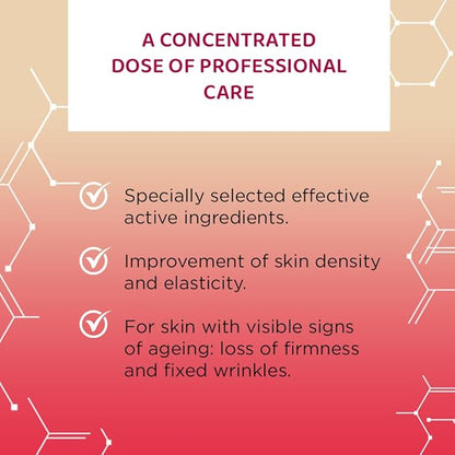 Eveline Cosmetics Face Therapy Eveline Cosmetics Rejuvenating Serum Shot with 24K Gold, Collagen, and Elastin