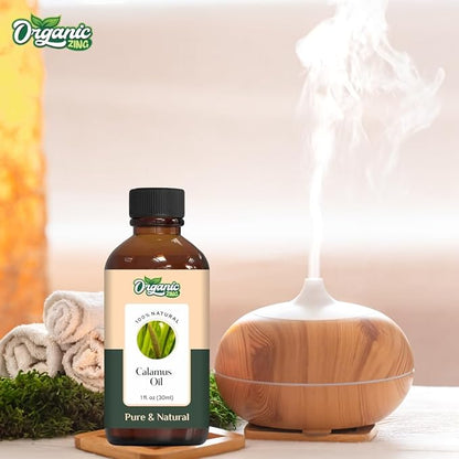 Calamus (Acorus Calamus) Oil | Pure & Natural Essential Oil for Skincare, Hair Care, Aroma & Diffusers - 30ml/1.01fl oz