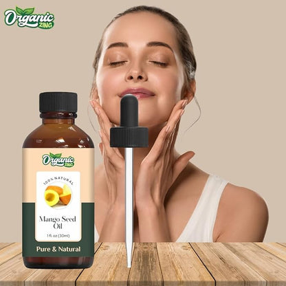 Mango Seed (Mangifera Indica) Oil | Pure & Natural Carrier Oil for Skincare, Hair Care & Massage-30ml/1.01fl oz