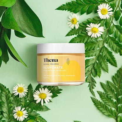 THENA Rejuvenate Facial Cream Moisturiser Natural & Organic Skincare Anti aging Day Cream
