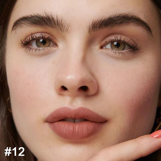 evpct 1Pcs Nude Brown Lip Liner and Lipstick