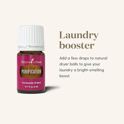 Young Living Purification Essential Oil Blend - 5ml | Pure and Refreshing Aroma | Cleansing Properties | Aromatic Diffuser | Vegan & Gluten-Free | Skincare-Friendly