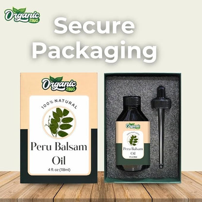 Peru Balsam (Myroxylon Balsamum) Oil | Pure & Natural Essential Oil for Aroma, Diffuser, Haircare & Skincare - 118ml/3.99fl oz