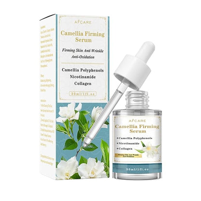 Camellia Japonica Hydrating Serum for Face – Anti-Aging, Wrinkle-Reducing Facial Treatment with Hyaluronic Acid, Vegan & Cruelty-Free, 1 Fl Oz