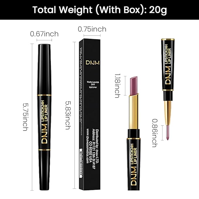 evpct 1Pcs More Blush Lip Liner and Lipstick