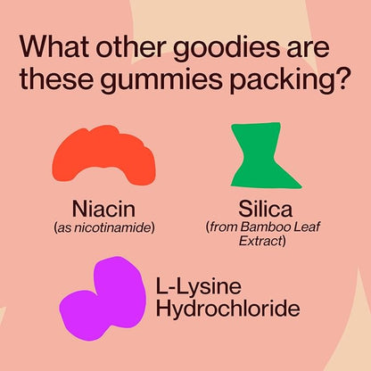 Hydrating Hyaluronic Highlighter Skincare Gummies | Supports Brighter, Dewy, Plump Skin | Vegan Hyaluronic Acid & Vitamin C Supplement | Non-GMO, Gelatin-Free, Orange Flavor, 60-Day Supply