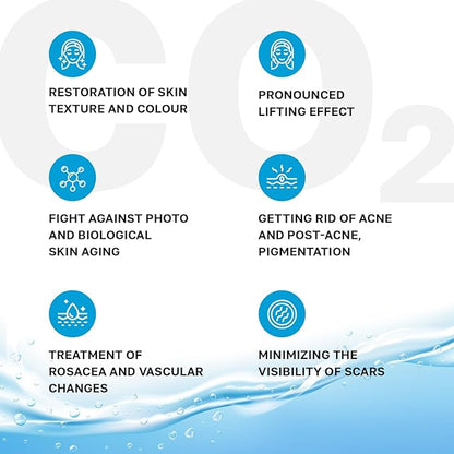 Name Skin Care Korean Carboxy CO2 Therapy Face & Neck Mask Set of 2 - Hydrating Oxygen Carboxytherapy Skincare Sheet Masks - Moisturizing Anti Aging Pore Tightening Brightening Facial Treatment Gel