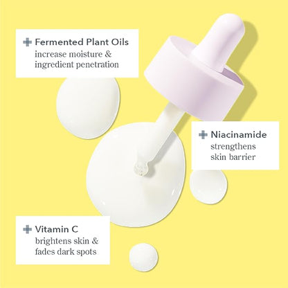Beekman 1802 Oh! Mega Milk Facial Oil - Includes 1 fl oz & 0.5 fl oz Bottles - Niacinamide & Vitamin C - Barrier Boosting - Fragrance Free - Intensely Hydrates & Softens - Cruelty Free