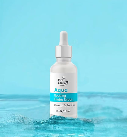 FARMASI Dr. C. Tuna Aqua Boosting Hydra Drops, Hydrating & Brightening Face Serum with Sea Water Complex, Reduce Fine Lines & Wrinkles, Dermatologically Tested,1 fl. oz / 30 ml