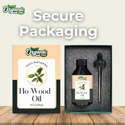 Ho Wood Oil (Cinnamomum Camphora) Oil | Pure & Natural Essential Oil for Skincare, Aroma and Diffusers- 30ml/1.01fl oz