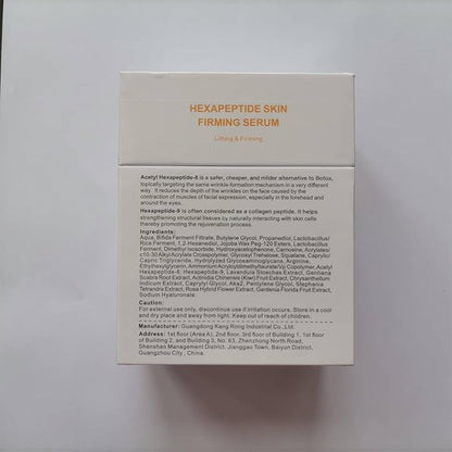 Firming Skin Serum with Acetyl Hexapeptide-8, Hexapeptide-9, Carnosine - Moisturizing, Hydrating and Antioxidant for Fine Lines, 15 Pcs/Box Ampoules