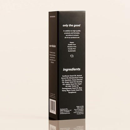 DIME Beauty Blue Facial Oil, 1 oz / 30 mL - Blemish Spot Treatment with Blue Tansy, Black Cumin Seed, Rosehip, and Grapeseed Oils