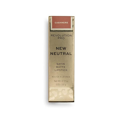 Revolution Pro New Neutrals Blushed Satin Matte Lipstick, Pigmented