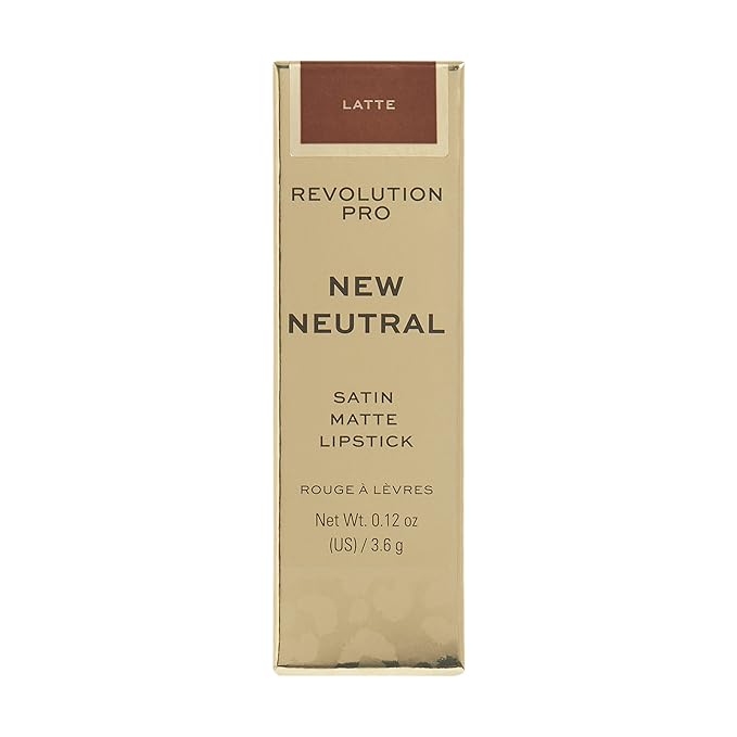 Revolution Pro New Neutrals Blushed Satin Matte Lipstick, Pigmented