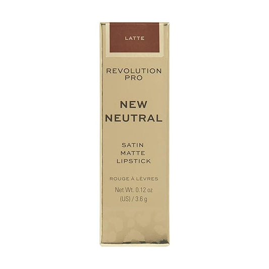 Revolution Pro New Neutrals Blushed Satin Matte Lipstick, Pigmented