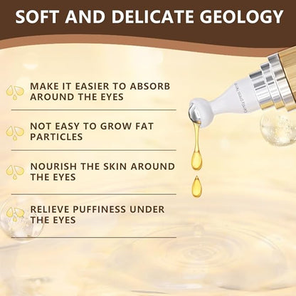 Soulight 5% Caffeine Eye Serum for Dark Circles, Puffiness & Wrinkles - Brightening Under Eyes Treatment with Hyaluronic Acid & Niacinamide - Hydrating & Firming Eye Cream for Sensitive Skin