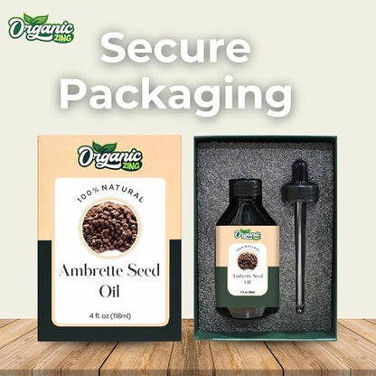 Ambrette Seed (Abelmoschus moschatus) Oil | Pure & Natural Carrier Oil for Skincare, Aroma & Diffusers - 118ml/3.99fl oz