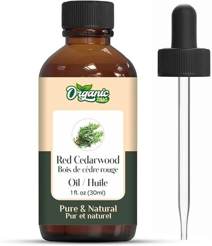 Red Cedarwood (Thuja plicata) Oil | Pure & Natural Essential Oil for Aroma, Skincare & Massage- 30ml/1.01fl oz