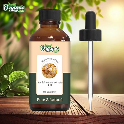 Frankincense Serrata (Boswellia serrata) Oil | Pure & Natural Essential Oil for Skincare, Aroma and Diffusers- 30ml/1.01fl oz