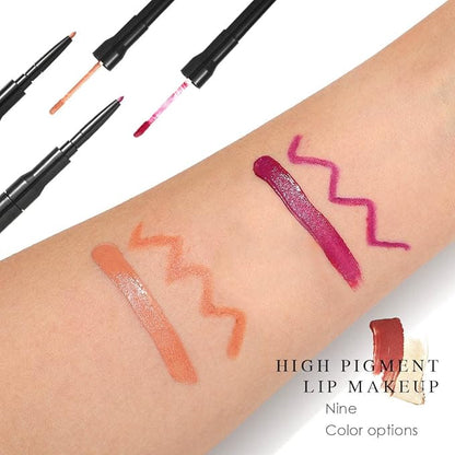 Kilshye Matte Lip Liner Nude Liquid Lipsticks Double Lipgloss