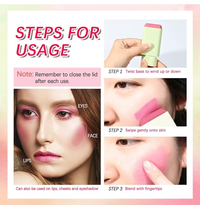 Blush Rare Beauty Liquid Blush Cream Blush Stick Long Lasting(pink)