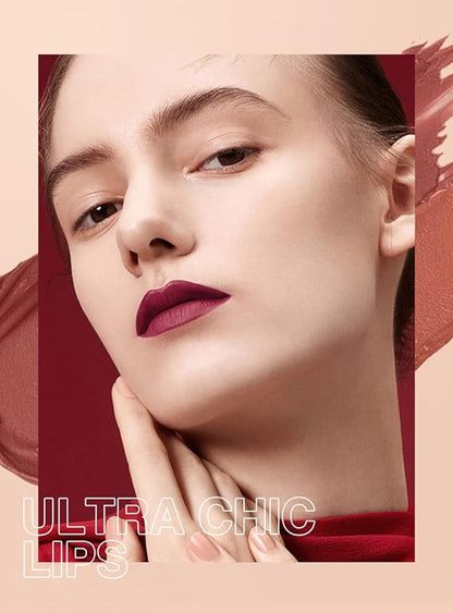 URQT 12pcs Lip Liner and Lipstick Set, 6 Velvety Matte Liquid Lipsticks + 6 Matching Smooth Lip Liner One Step Lips Long Lasting Waterproof Makeup Kits Gift Set