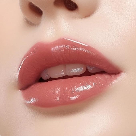 READY TO SHINE Matte Vegan Creamy Satin Lipstick and Clear Lip Glow Set-CRUSH ON YOU (302-Close to You+100-Love Yourself)
