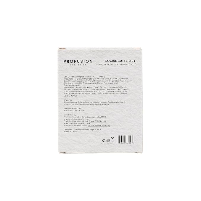 Profusion Cosmetics Empowered Social Butterfly Mousse Blush, Lightweight Lady, Standard)