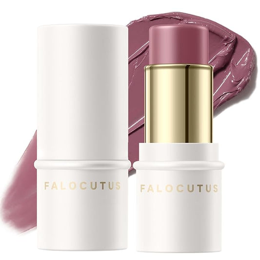 2Pcs Cream Blush Makeup Stick,Monochromatic Multi-Stick Face Blush