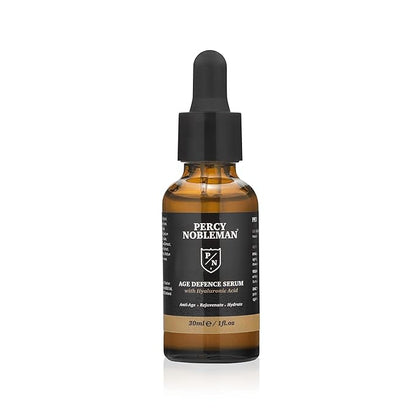 Age Defence Serum with Hyaluronic Acid, a face serum with a vitamin-rich formula to help tackle signs of ageing, 30ml
