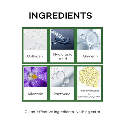 Collagen Hyaluronic Acid Serum; Reduces Dark circles, Puffy Eyes, Wrinkles, Under Eye Bags, Fine Lines. Anti-Aging, Hydrating Complex Eye Contour Serum, Effective Formula.