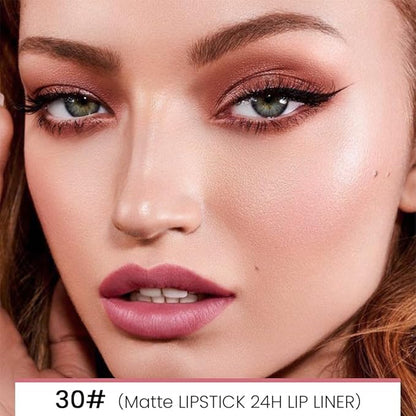 evpct 1Pcs More Blush Lip Liner and Lipstick