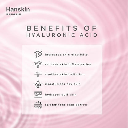 Hanskin Real Complexion Hyaluron Pink Capsule Serum with Vitamin B12, Intensive Moisture Deep Hydration, Hyaluronic Acid [50ml]