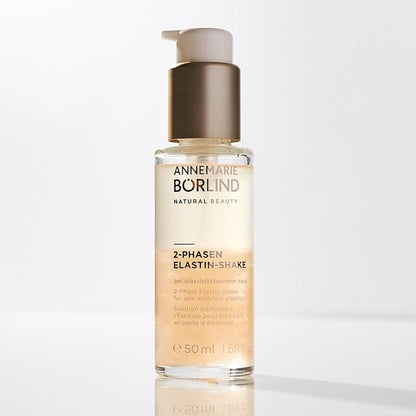 ANNEMARIE BÖRLIND 2-PHASE ELASTIN SHAKE (50ml) - Activates the skin's own elastin production, Promotes cell renewal, Gives the skin a golden glow, Vegan