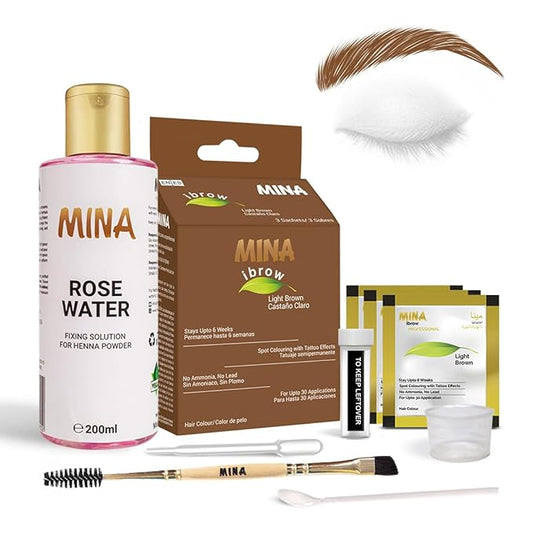 MinaiBrow Tint Kit Light Brown